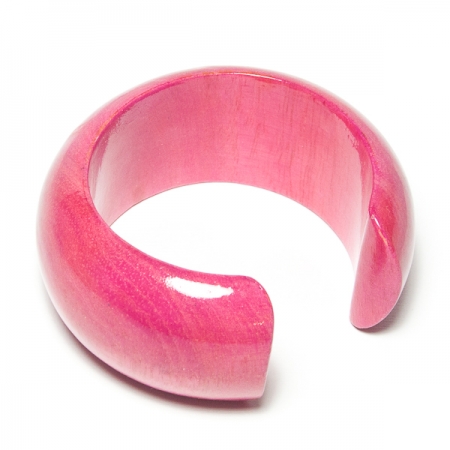 Розовый деревянный браслет | купить браслет из дерева