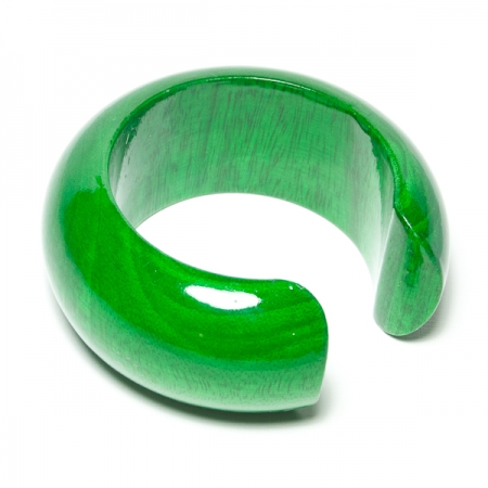 Зеленый деревянный браслет | купить браслет из дерева